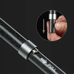 NATUREHIKE ST08: Ultralekkie i regulowane kije trekkingowe z włókna węglowego